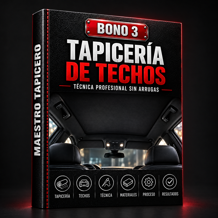 Tapicería de techos — Técnica profesional