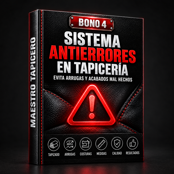 Sistema Antierrores en tapicería
